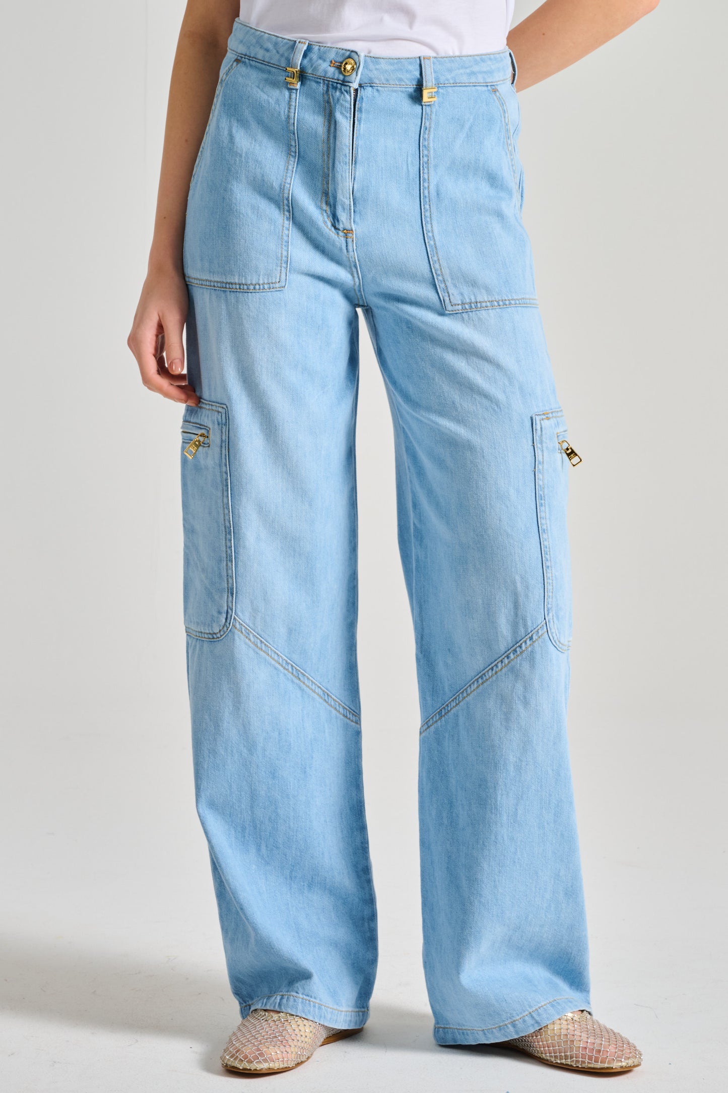  Elisabetta Franchi Jeans Blu Blu Donna - 2