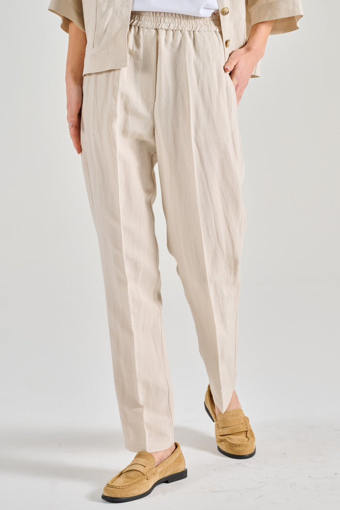 8 Pm Pantalone Nobu-b Bianco Donna-2