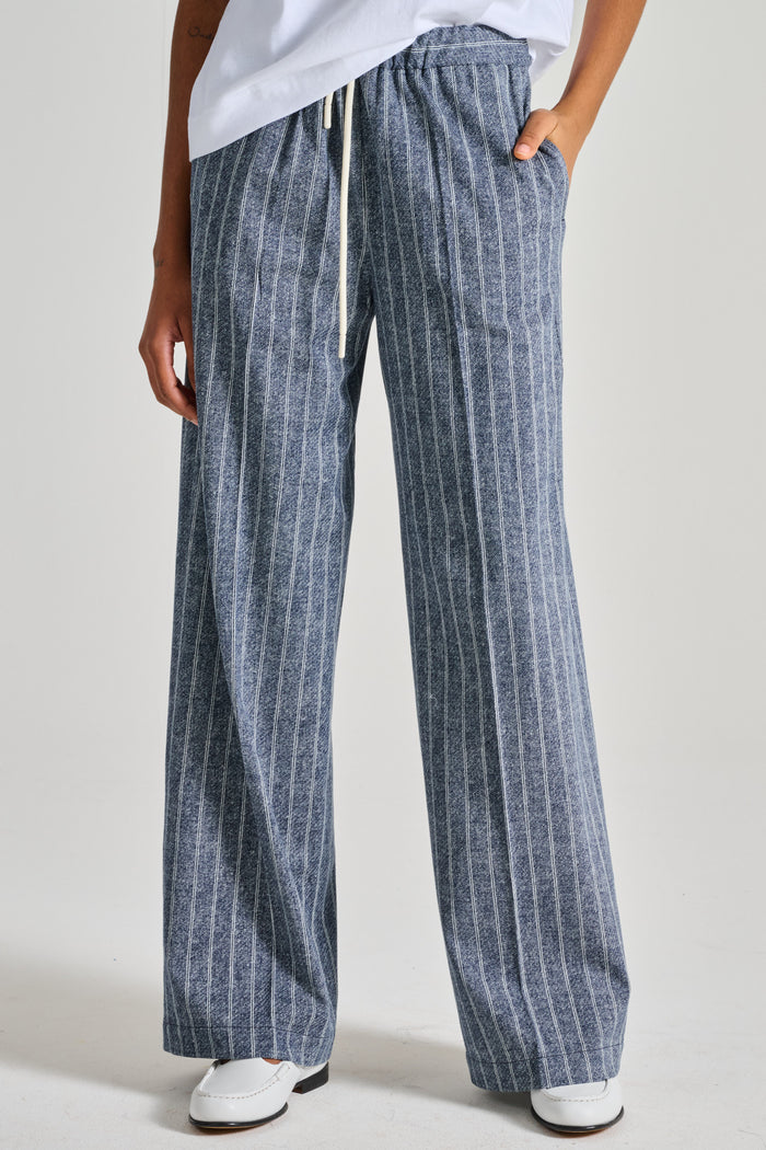 Circolo 1901 Drawstring Trousers Blue