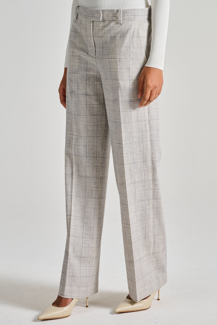 Circolo Piquet Grey Trousers-2