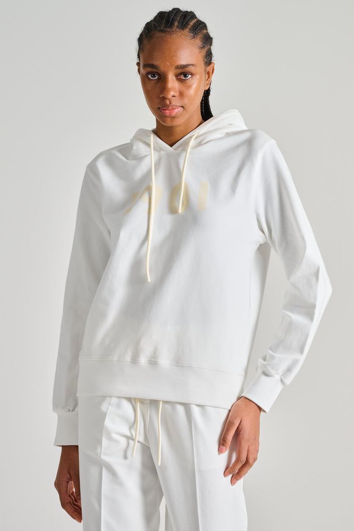 Circolo 1901 Cotton Sweatshirt White-2