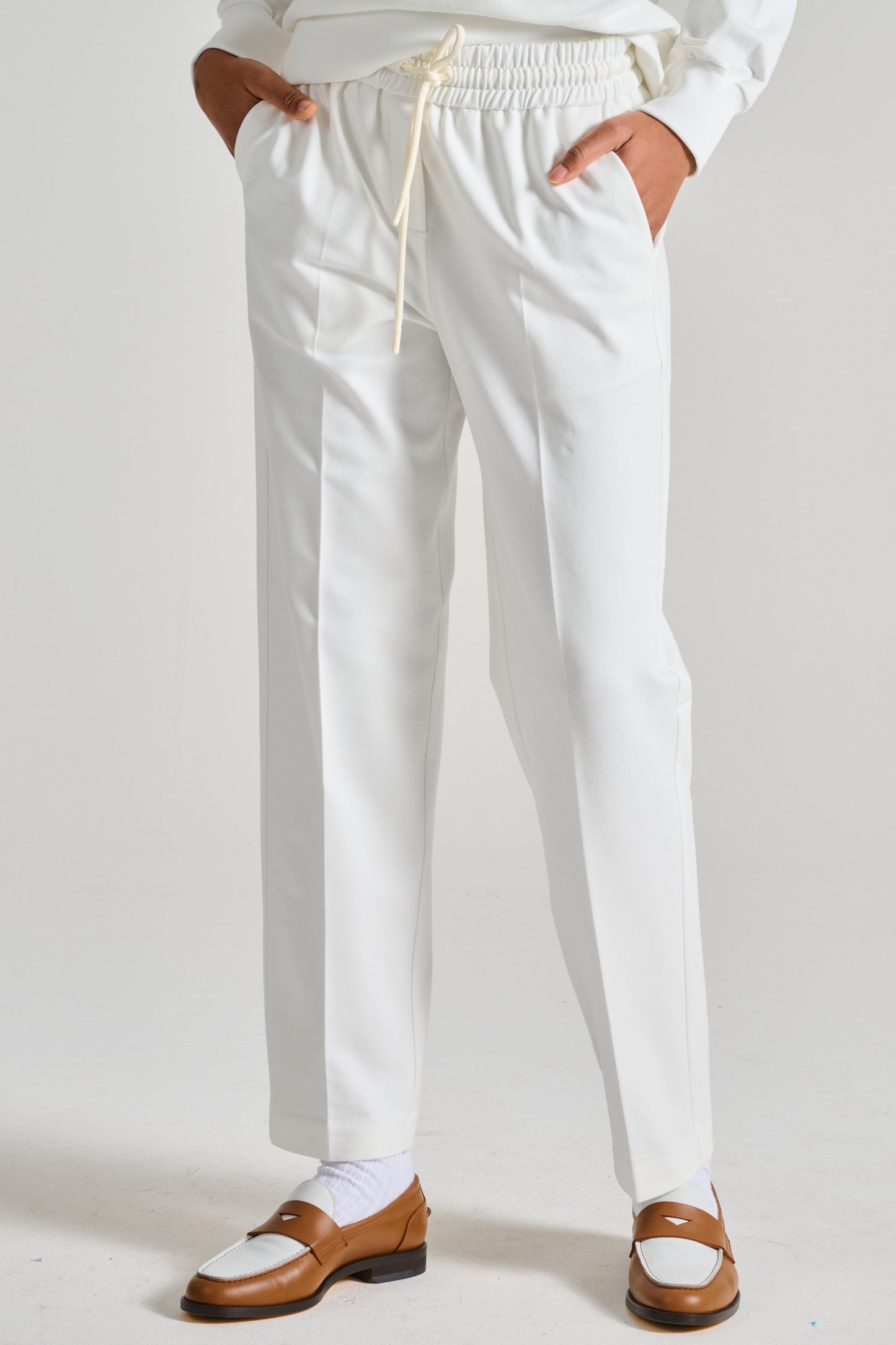  Circolo 1901 Sweatpants White Bianco Donna - 1