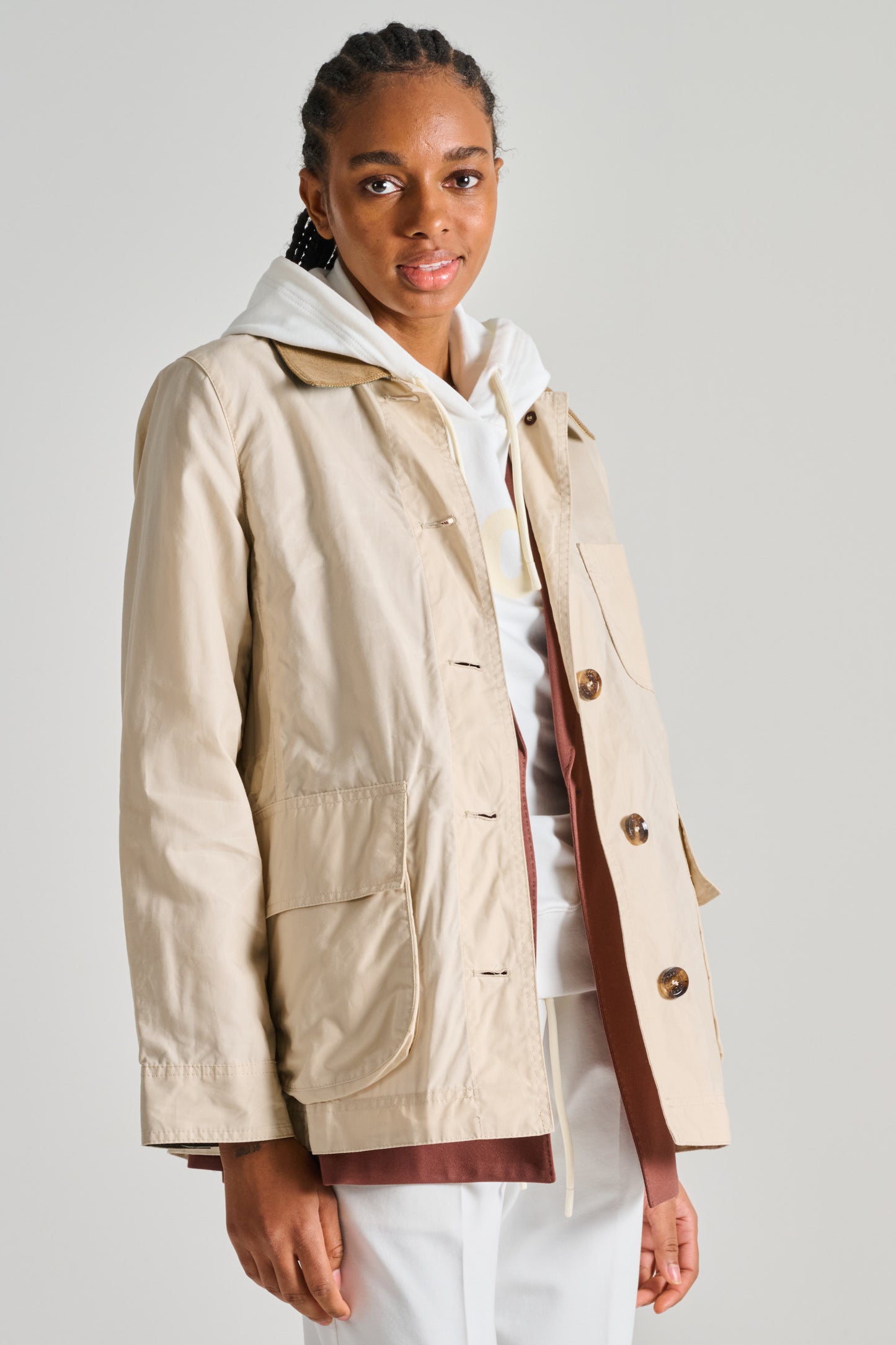  Barbour Averie Waterproof Jacket Beige Beige Donna - 2