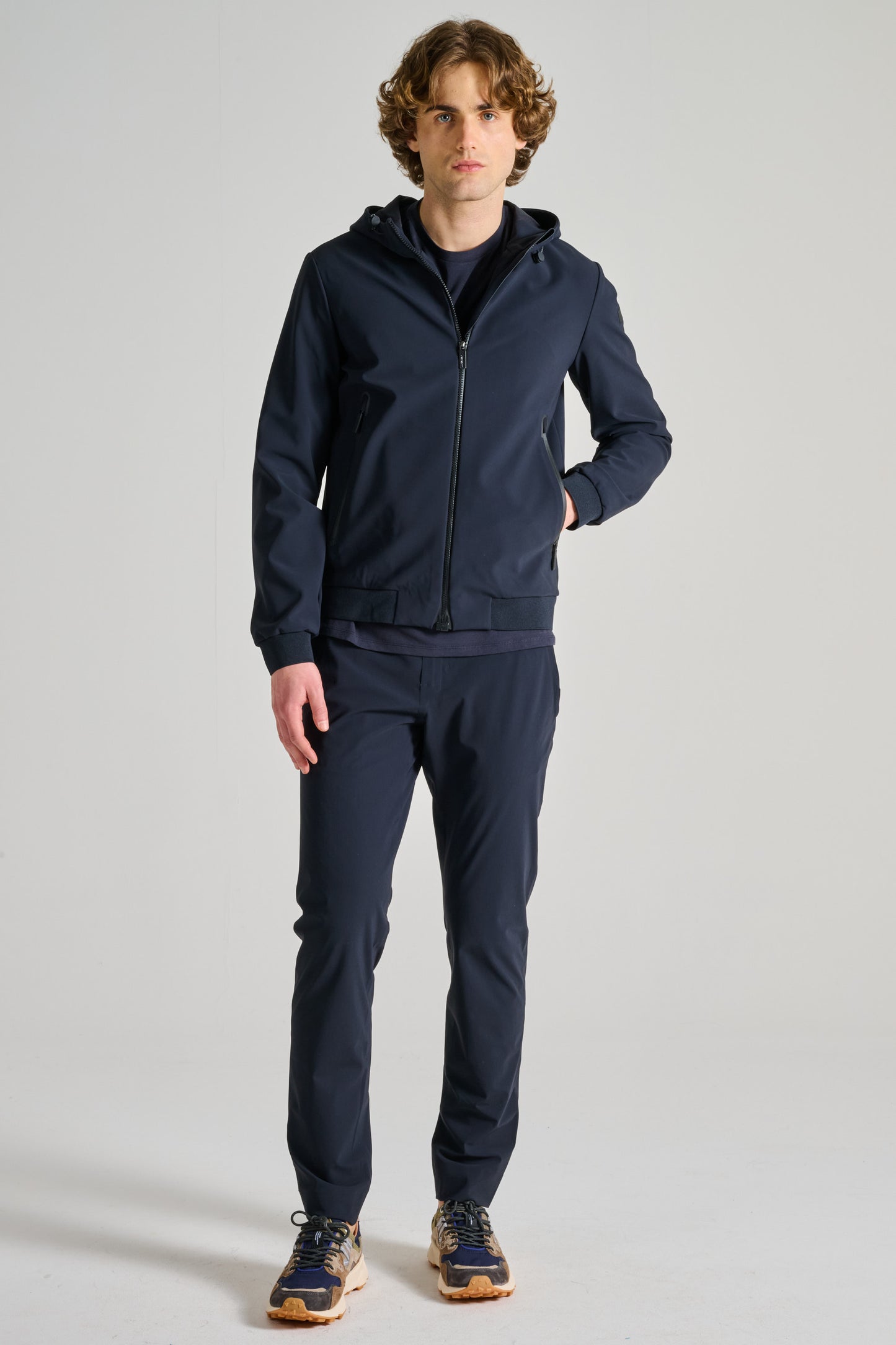  Rrd Surflex Hood Jacket Blu Blu Uomo - 2