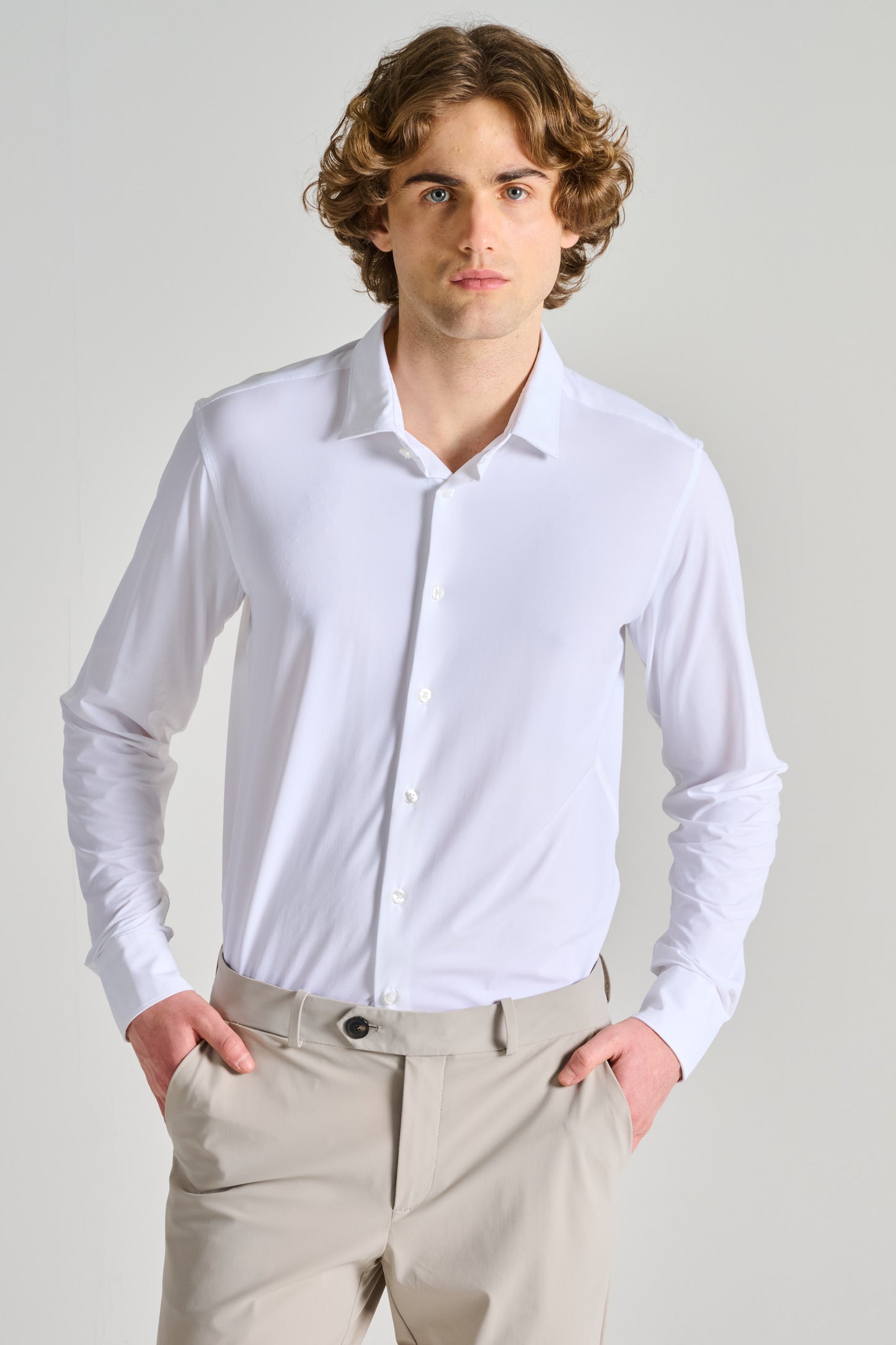  Rrd Oxford Open Shirt Bianco Bianco Uomo - 1