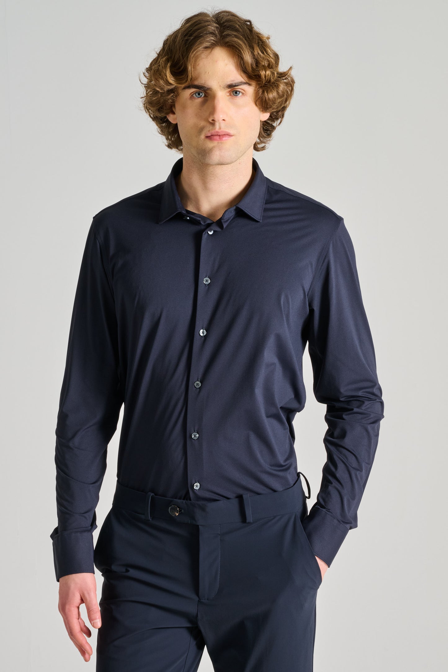  Rrd Oxford Open Shirt Blu Blu Uomo - 1