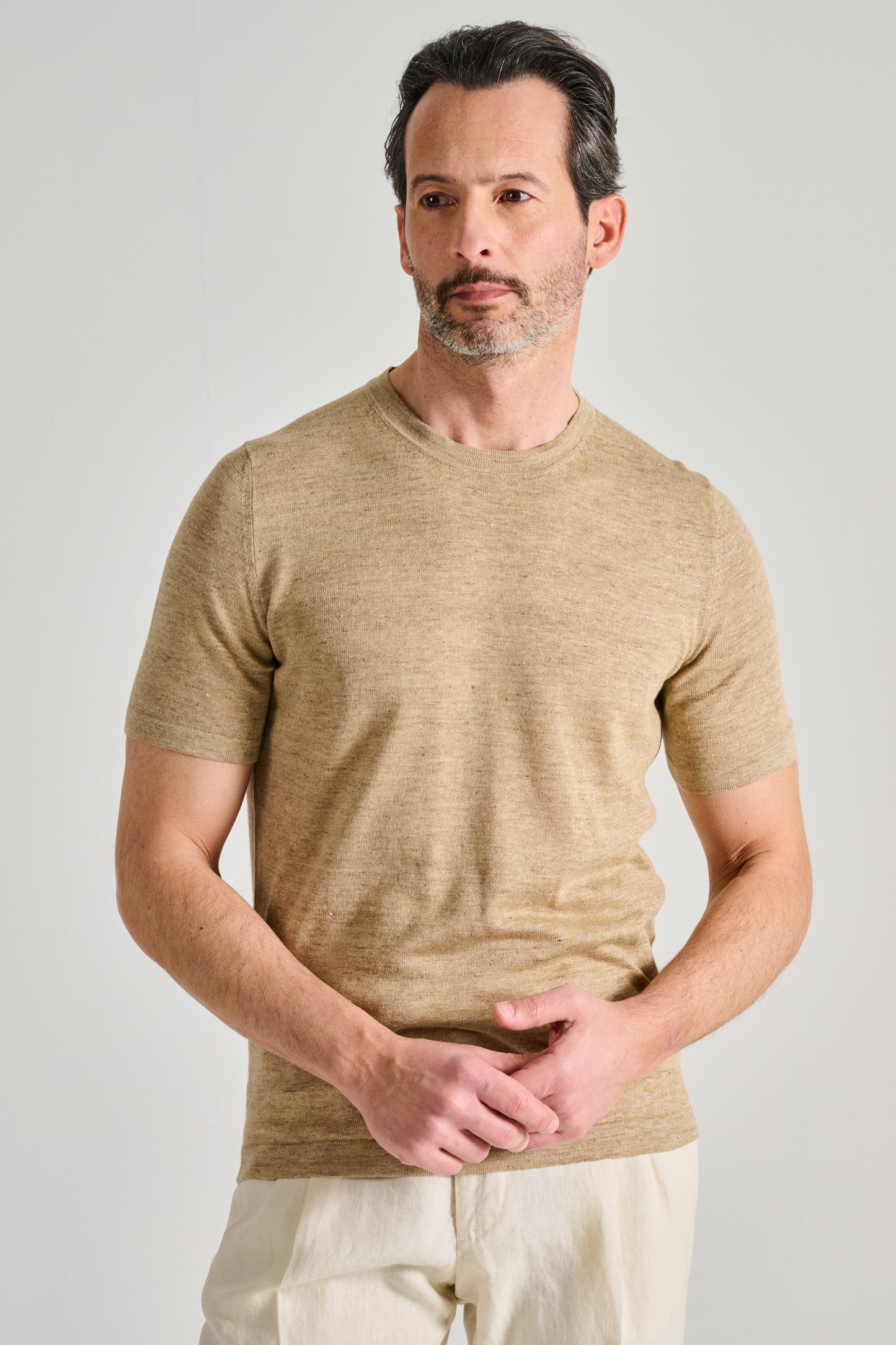  Mauro Ottaviani T-shirt Mm Tubolari Beige Beige Uomo - 1