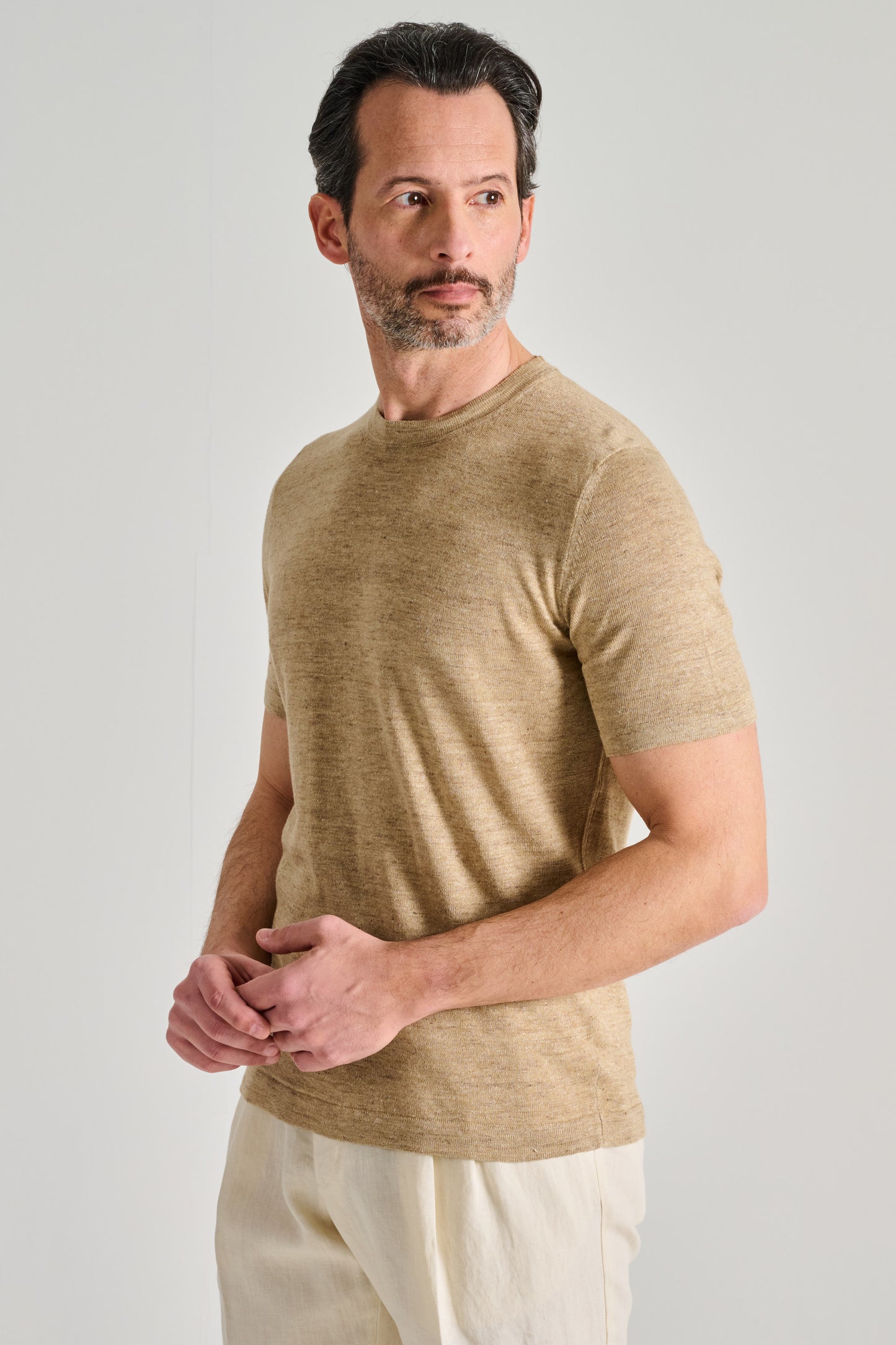  Mauro Ottaviani T-shirt Mm Tubolari Beige Beige Uomo - 2