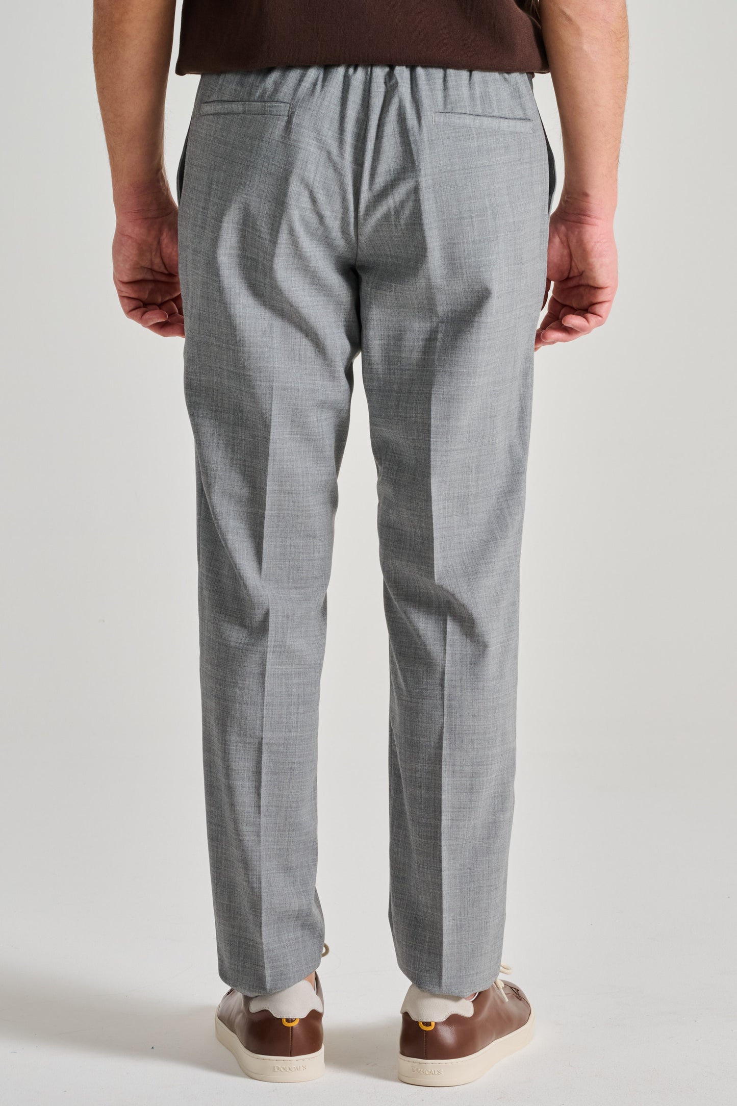  Devore Tecnowool Trousers Gray Grigio Uomo - 2