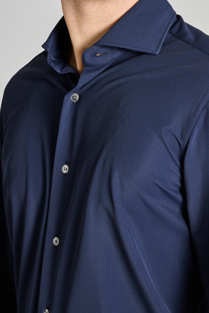  Orian Camicia Blu Blu Uomo - 5