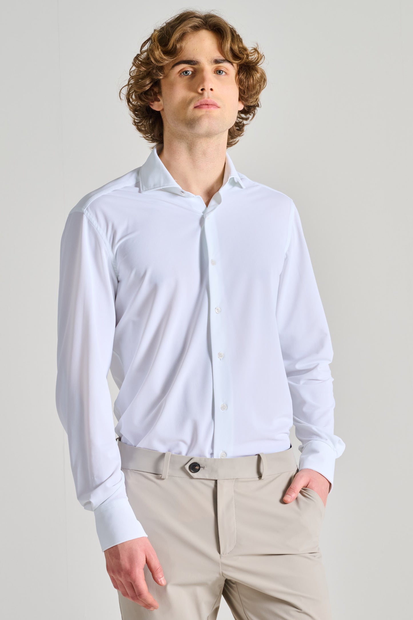  Orian Camicia Bianco Bianco Uomo - 2