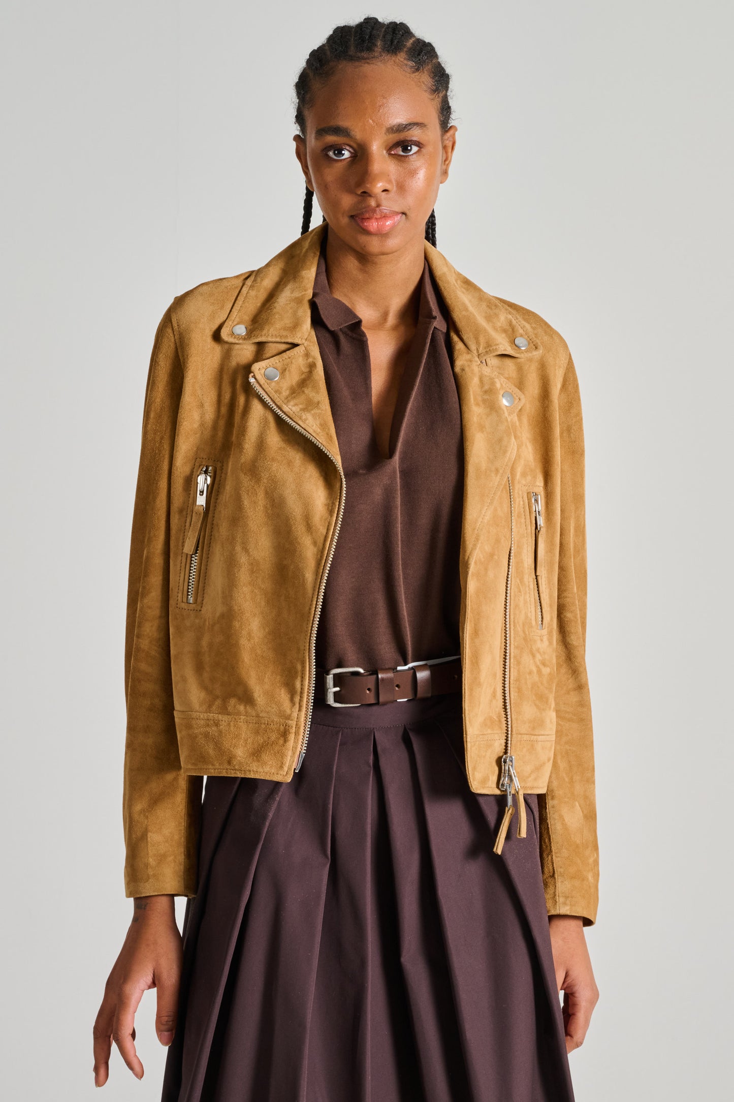 Donna Giacche Giacca In Pelle Mangano Vestiaire Collective Luisa