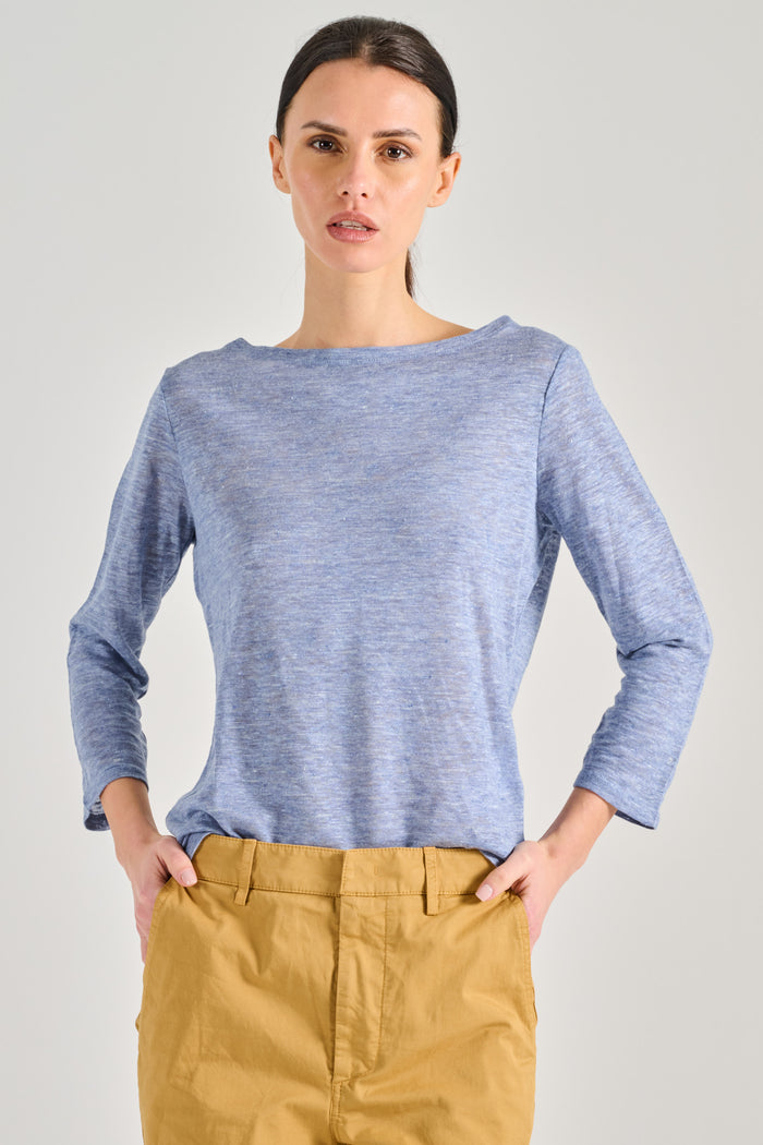 Purotatto T-shirt Azzurro Donna