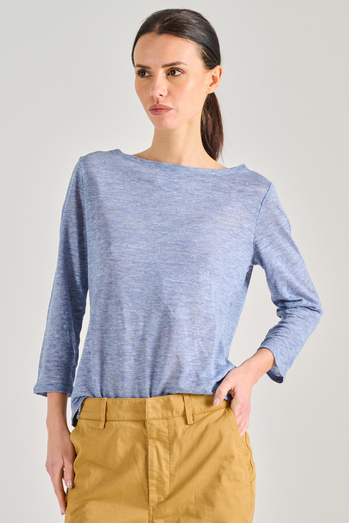 Purotatto T-shirt Azzurro Donna-2