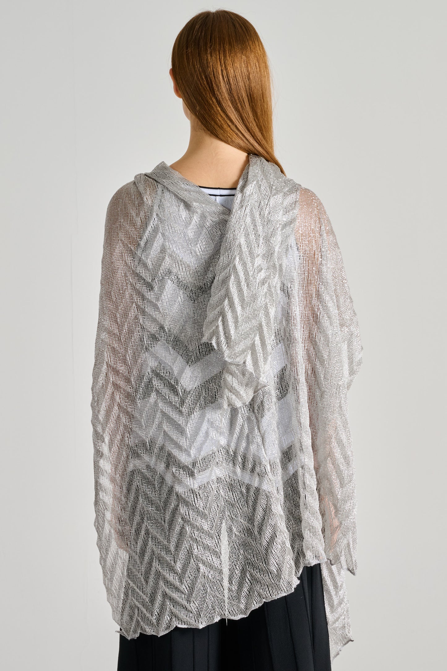  Missoni Mantella Argento Donna - 2