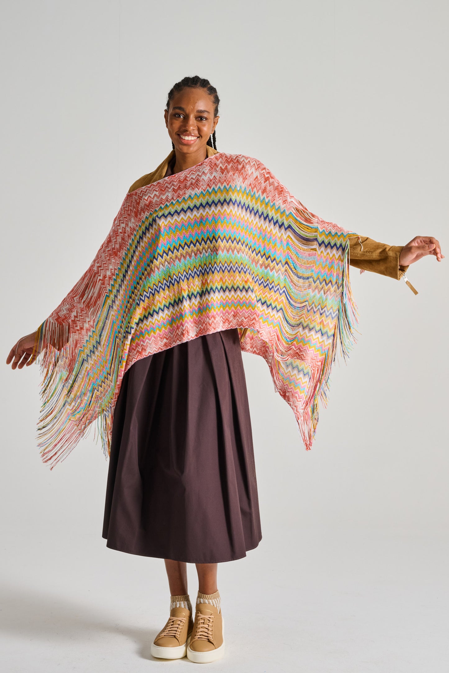  Missoni Poncho Multicolore Donna - 3