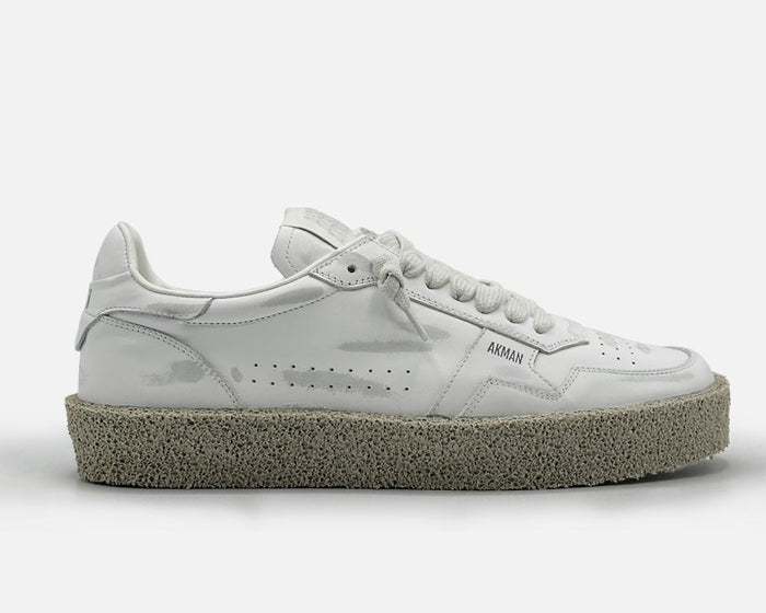 Akman Sneakers Pelle Bianco