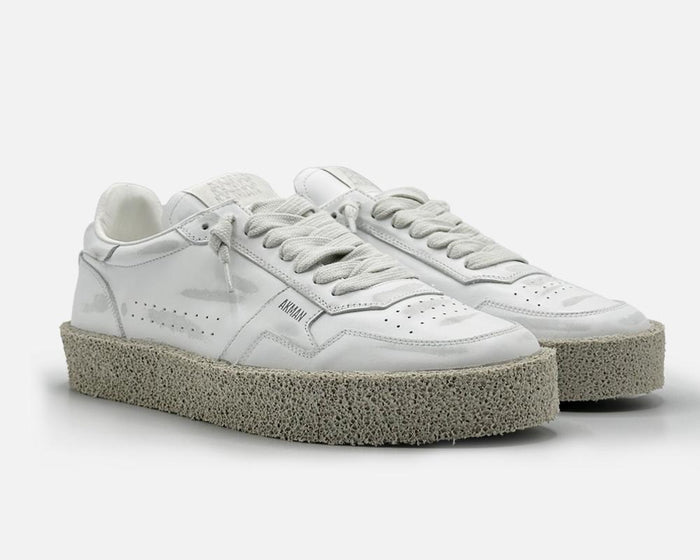 Akman Sneakers White Leather-2