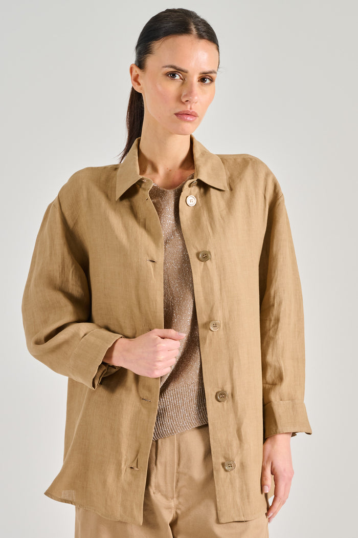 Max Mara S Camicia Beige Donna