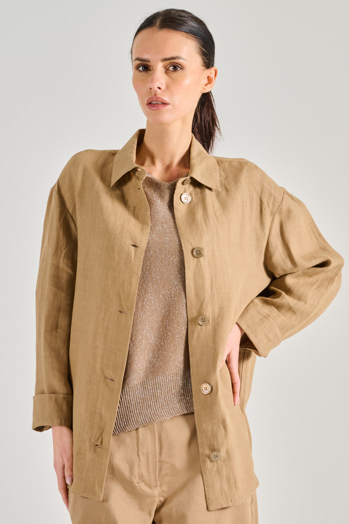 Max Mara S Camicia Beige Donna-2