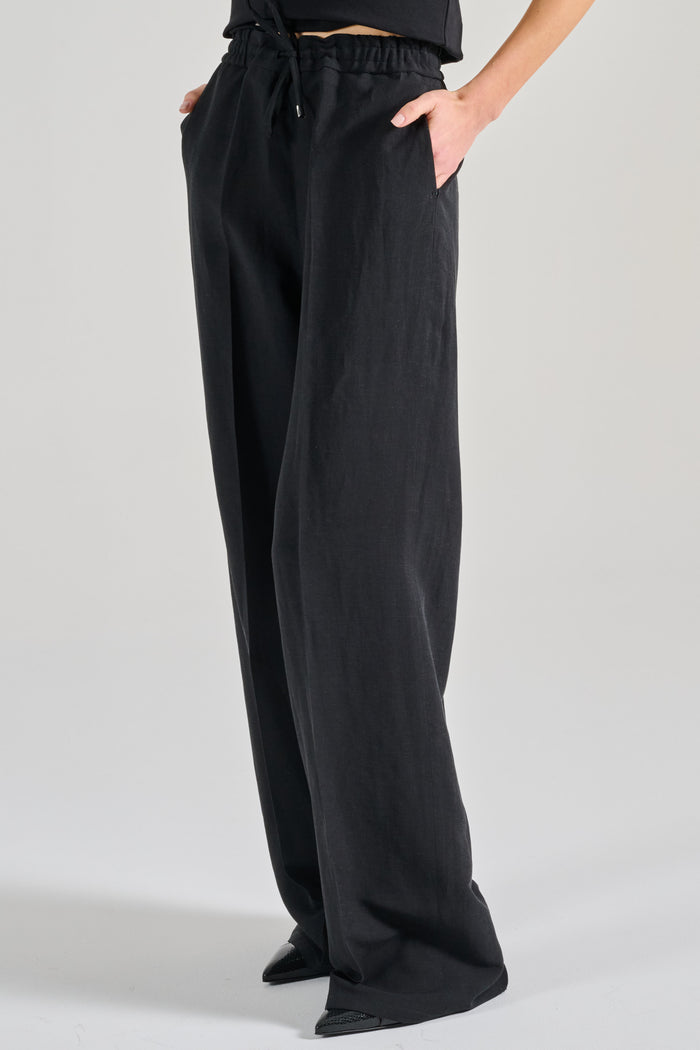 Berwich Pantalone Patrizia Jog Nero Donna