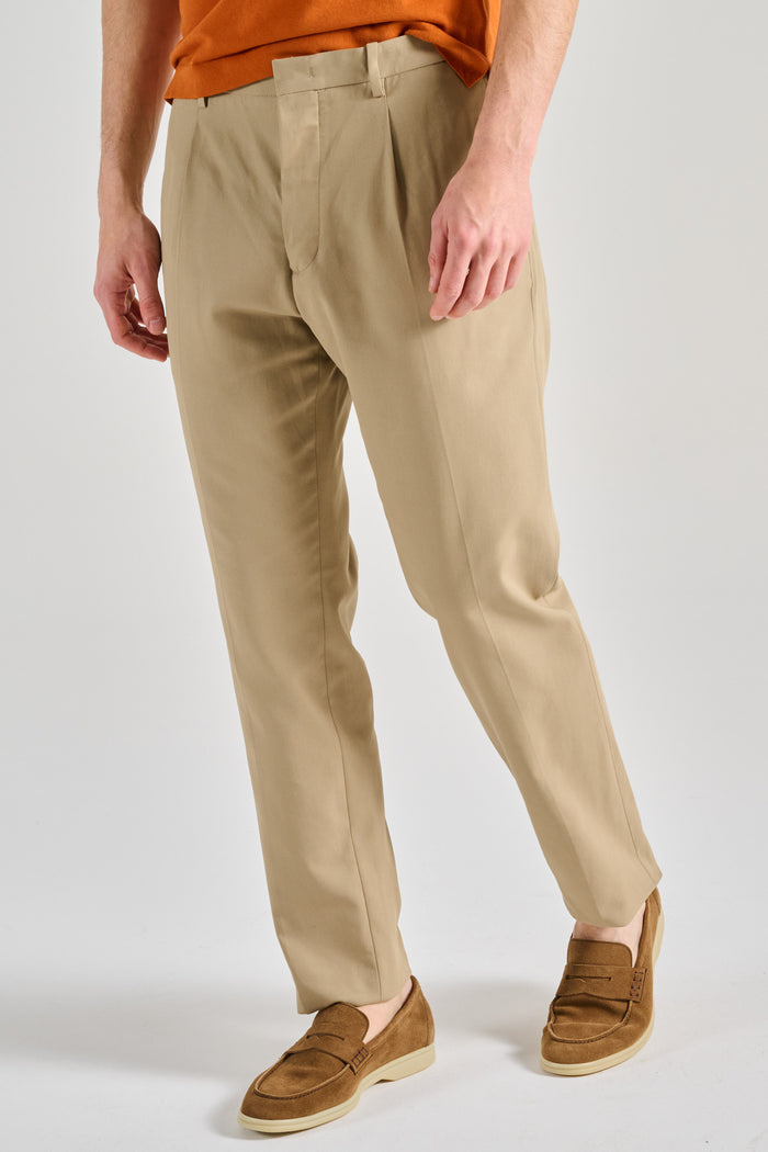 Hindustrie Pantalone New Chino 1p Beige Uomo-2