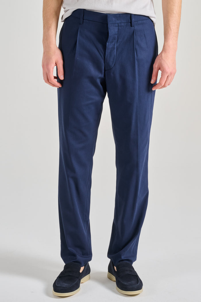 Hindustrie Pantalone New Chino 1p Blu Uomo