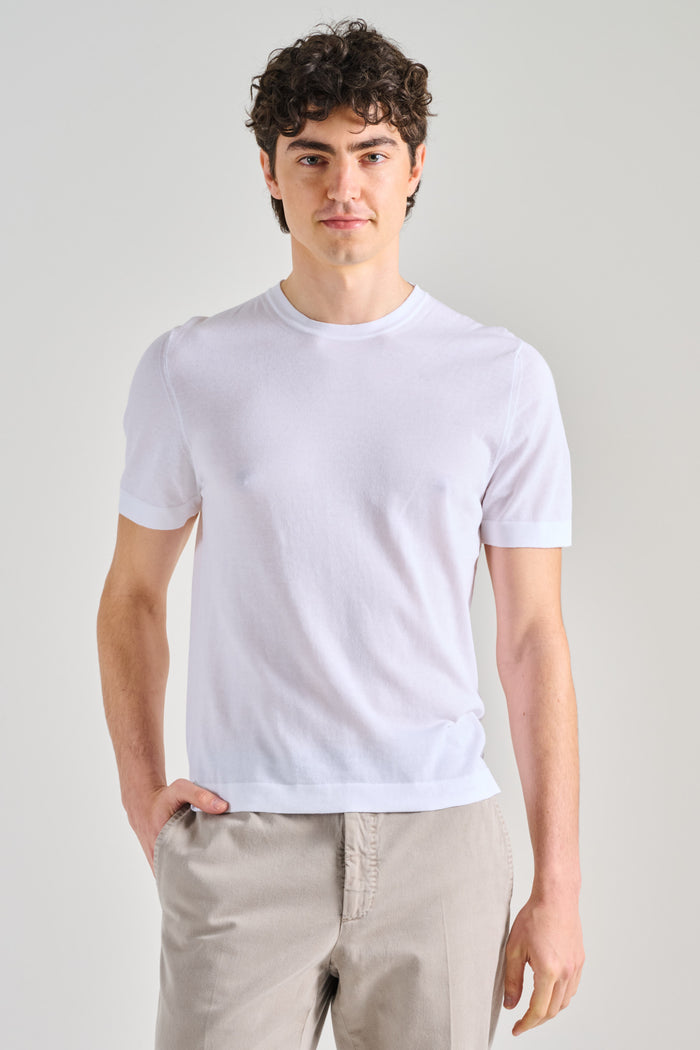 Hindustrie T-shirt Cotton Bianco Uomo-2