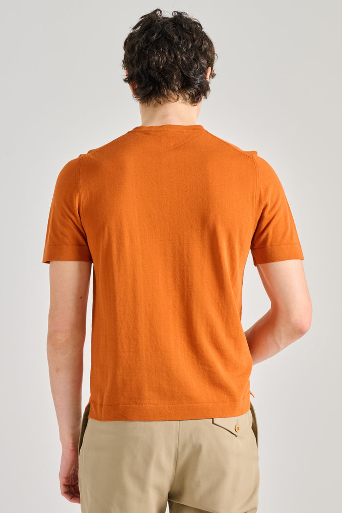 Hindustrie T-shirt Cotton Arancione Uomo-2