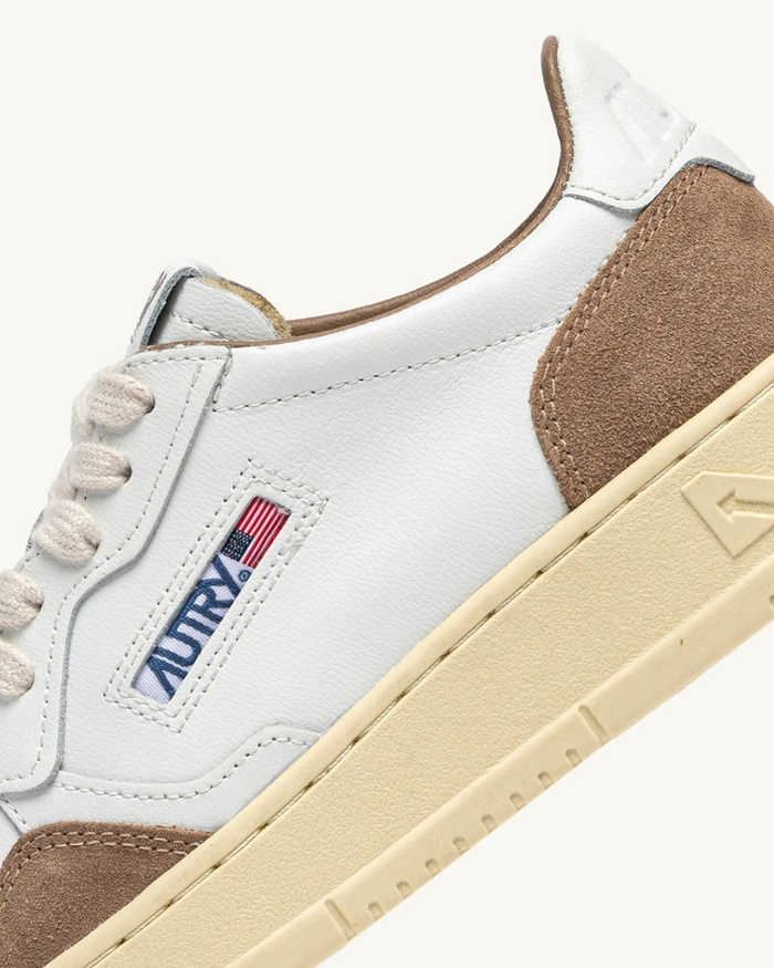  Autry Medalist Suede Bianco Aulw Ft02 Bianco Donna - 5