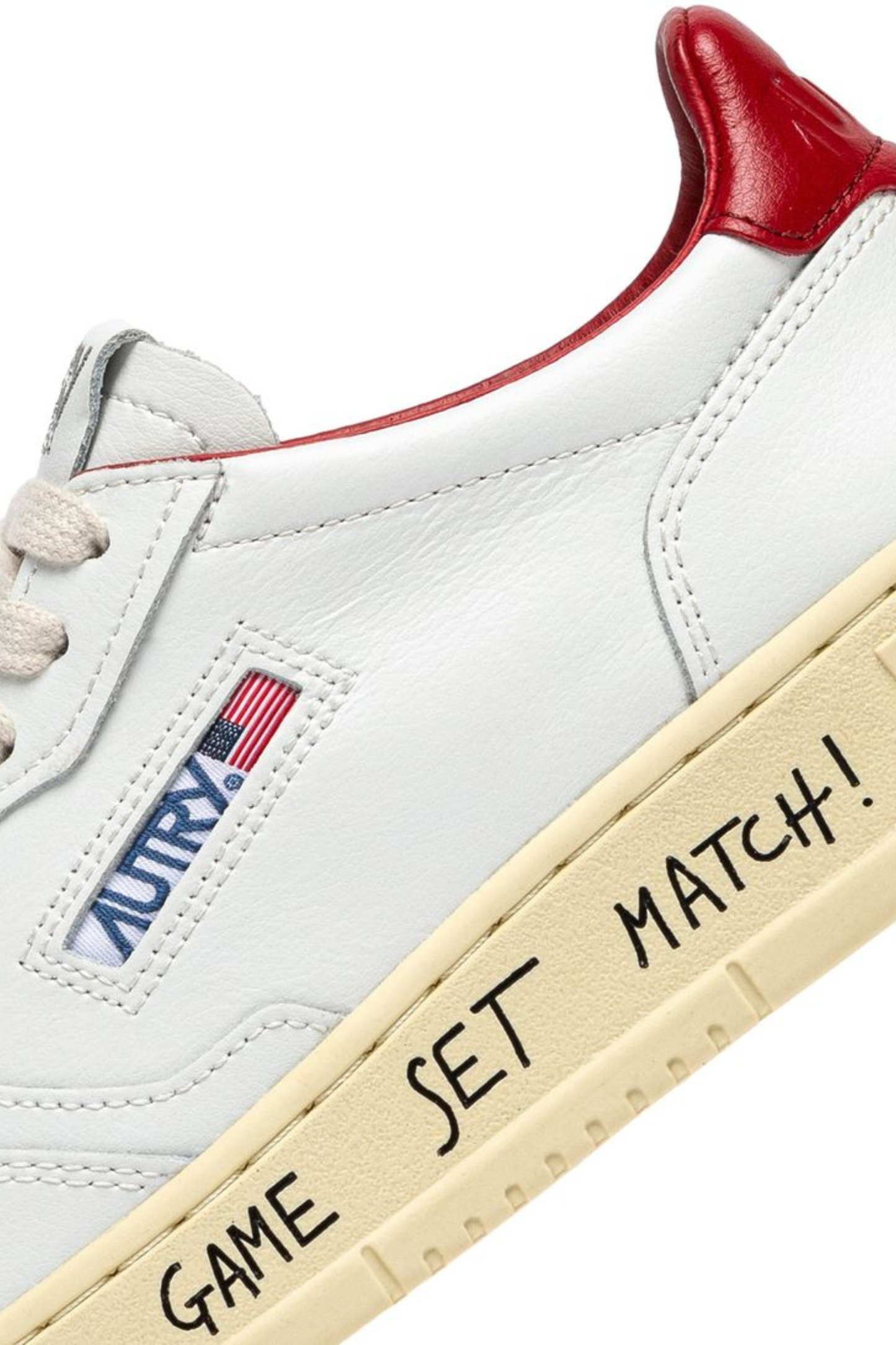  Autry Medalist Low Wom Match Leat Bianco Aulw Ml03 Bianco Donna - 6