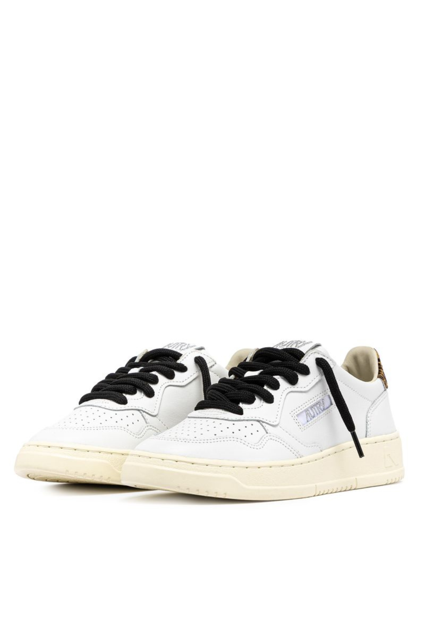  Autry Medalist Low Wom Leat Swoll Bianco Aulw Oc01 Bianco Donna - 2