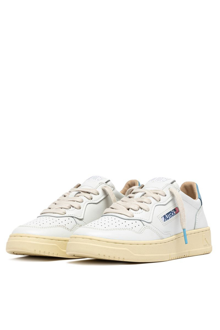 Autry Medalist Low Wom Leat Art Bianco Donna AULW TB01-2