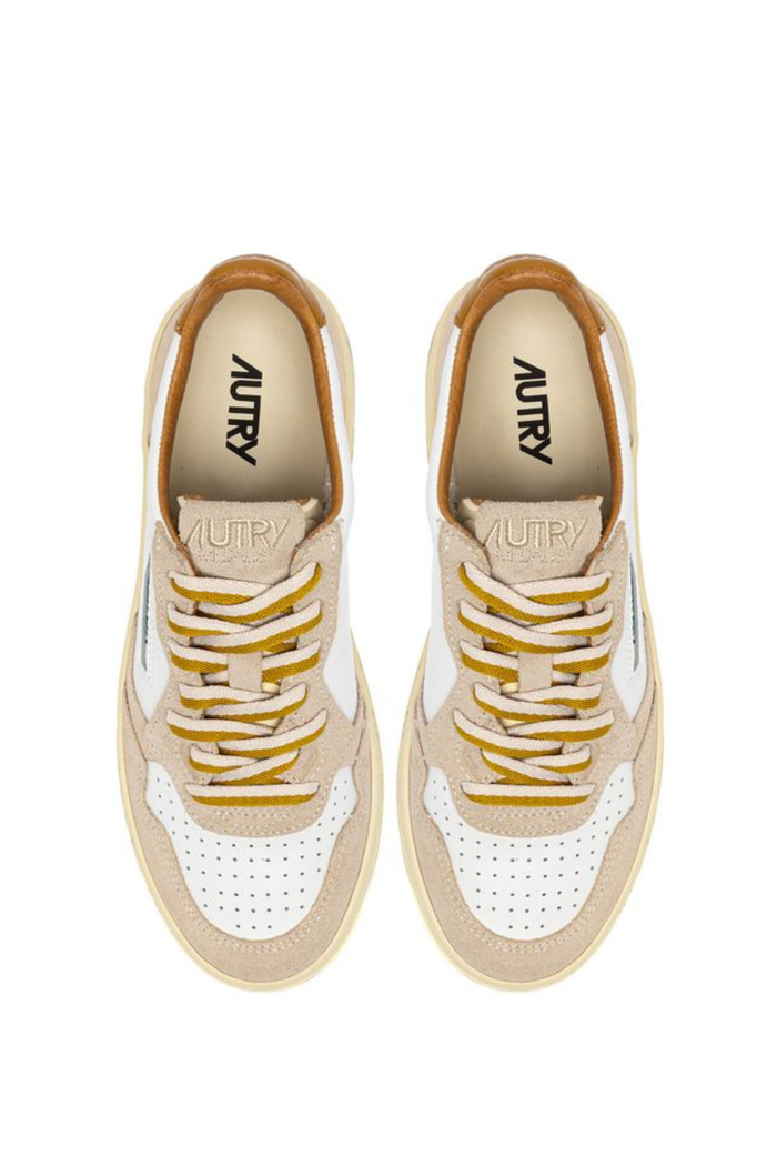  Autry Medalist Low Wom Leat Suede Donna - 4
