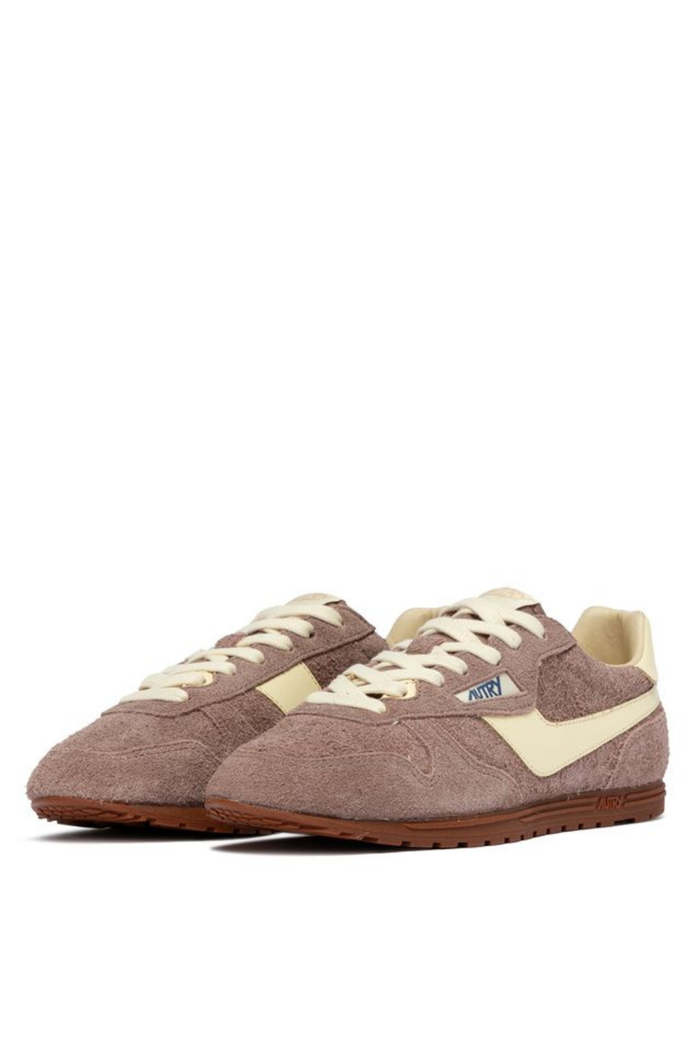 Autry Windspin Low Wom Suede Leat Donna-2