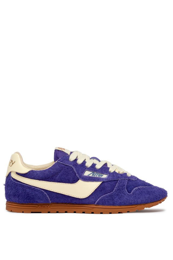 Autry Windspin Low Wom Suede Leat Donna