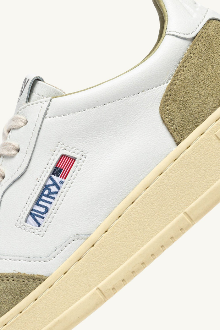  Autry Medalist Low Man Soft Leat Suede Aulm Ft06 Uomo - 6