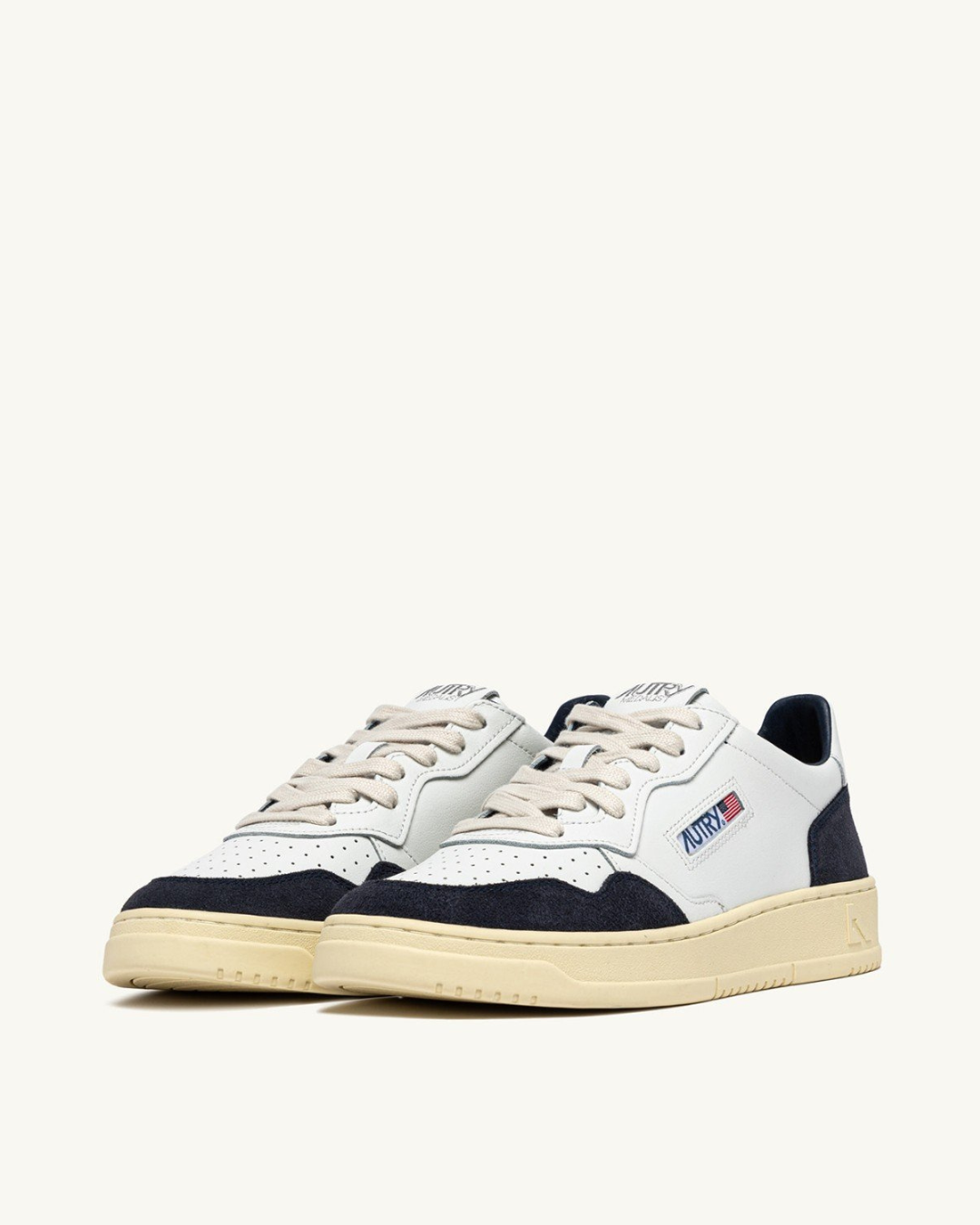  Autry Medalist Low Man Soft Leat Suede Aulm Ft07 Uomo - 2