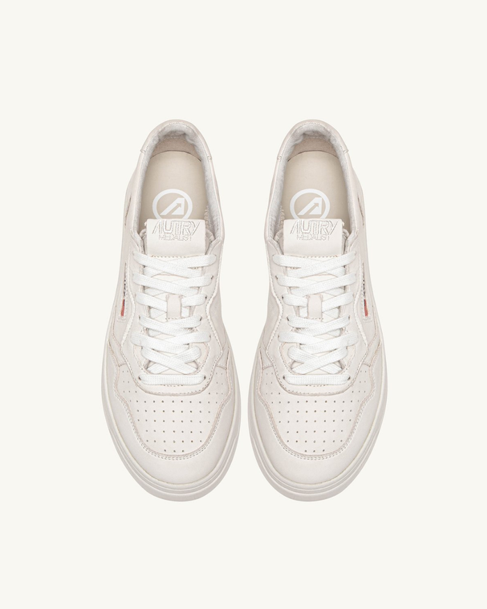  Autry Medalist Low Man Solidgoat Bianco Aulm Sg10 Bianco Uomo - 4