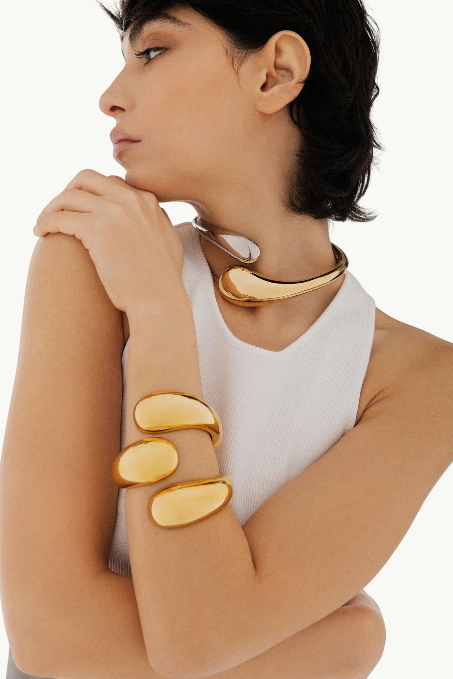  Federica Tosi Collana Isa Bicolor Oro - 2