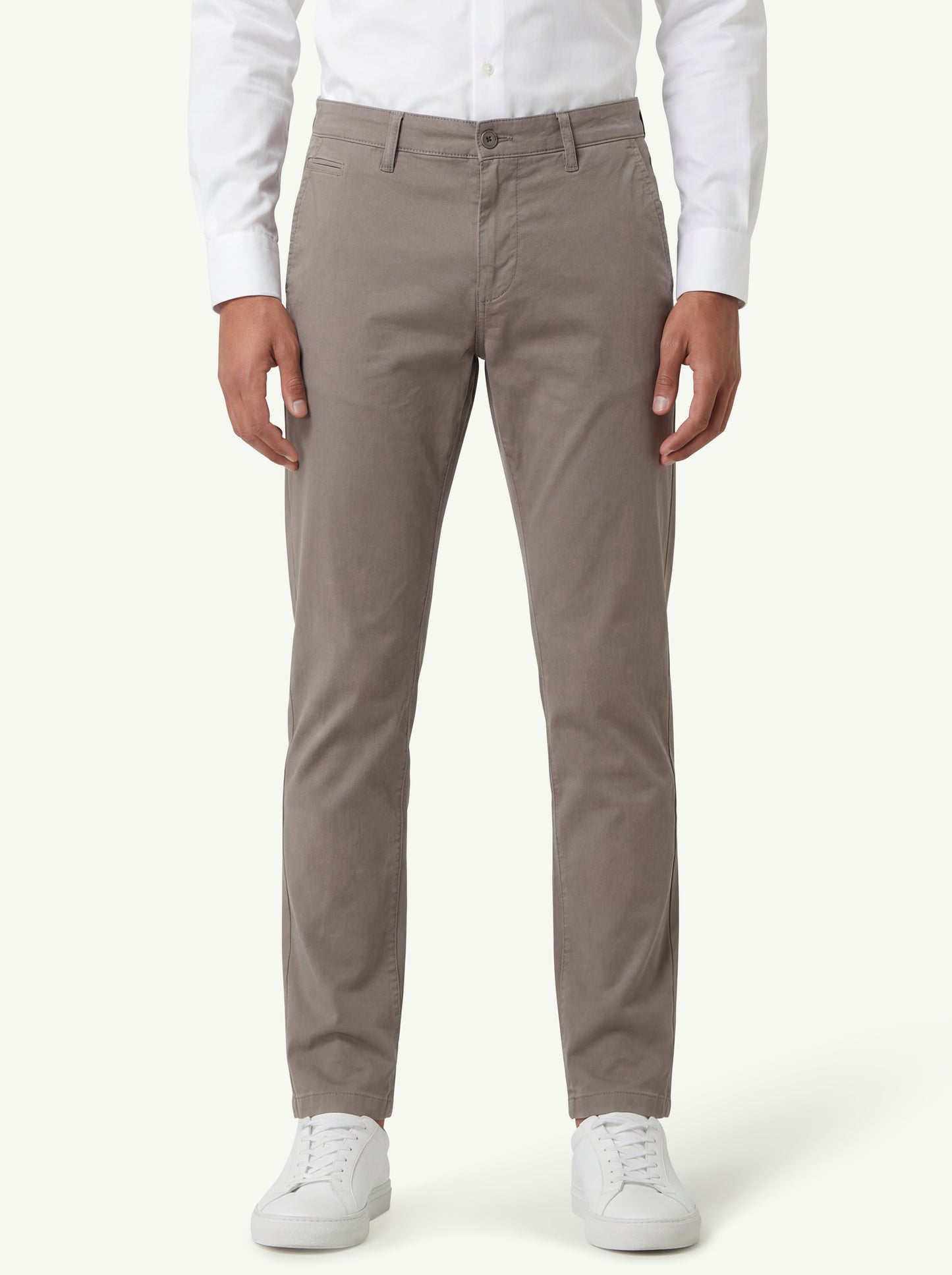  Jacob Cohen Pantalone Bobby Slim Fit Gabardina Grigio - 1