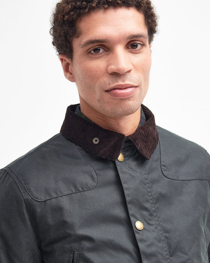  Barbour Reelin Wax Jacket Uomo - 5
