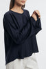  Forte_forte Camicia Girocollo Ml Raso Seta Stretch Blu Forte Forte Blu Donna - 6