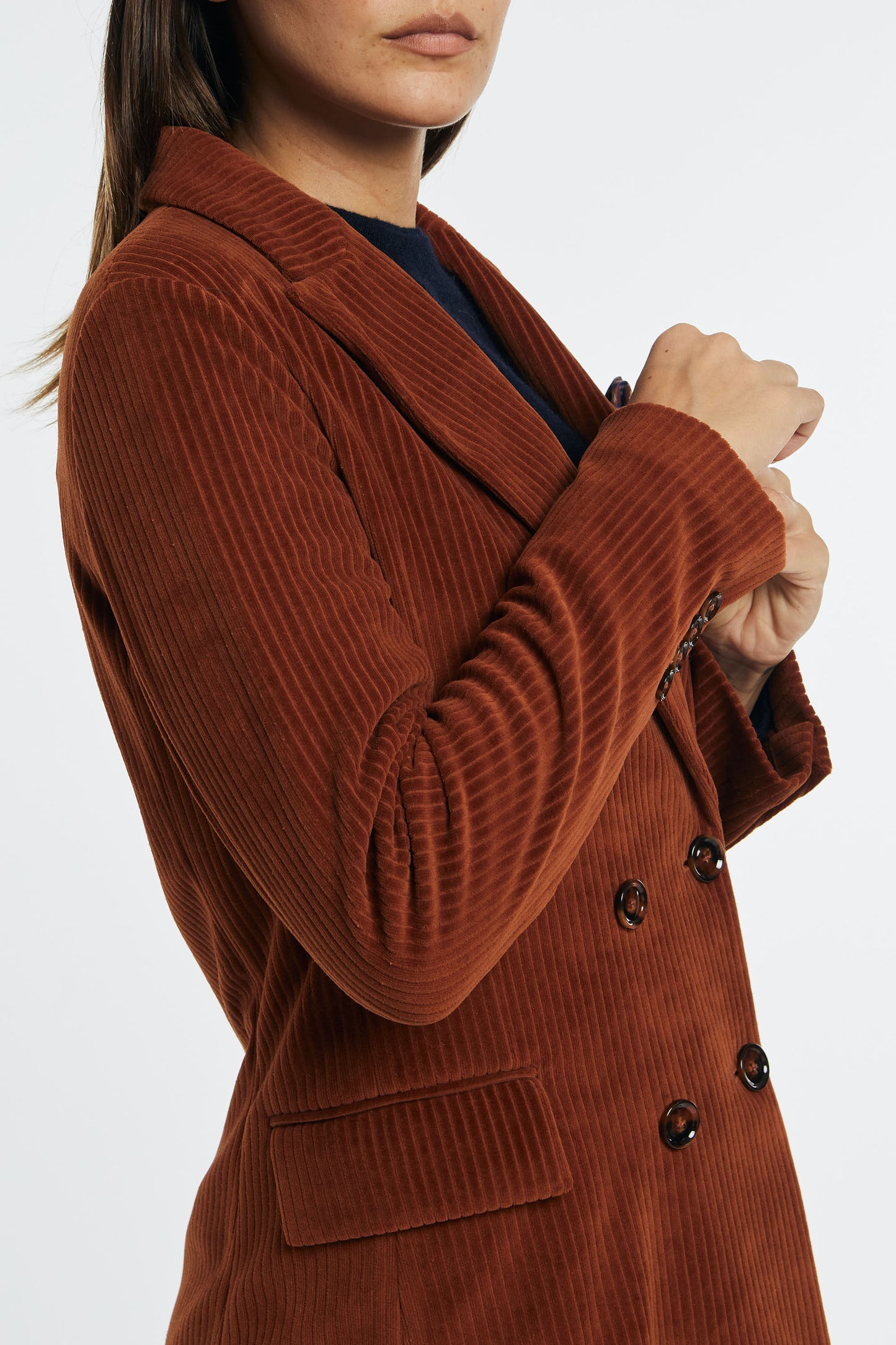  Circolo 1901 Giacca Doppio Petto Multicolor Arancione Donna - 9