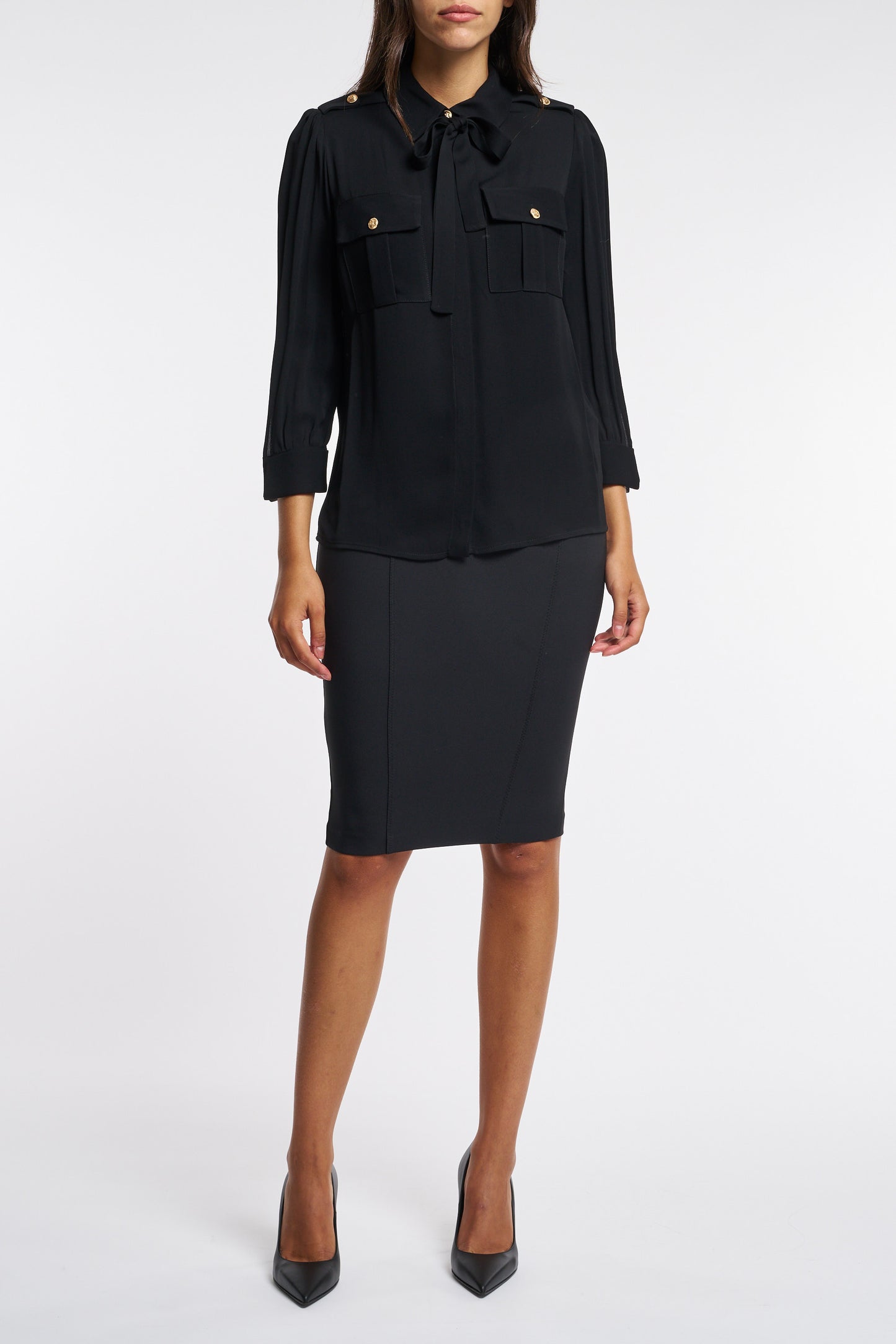  Elisabetta Franchi Camicia Nero Nero Donna - 1