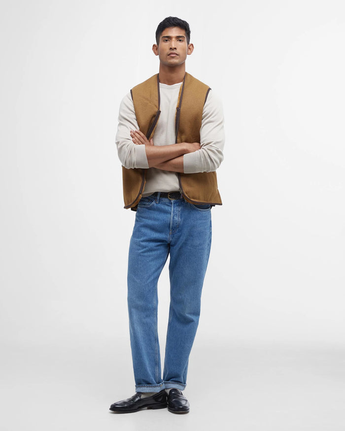 Barbour Warm Pile Waistcoat Zip Uomo-2