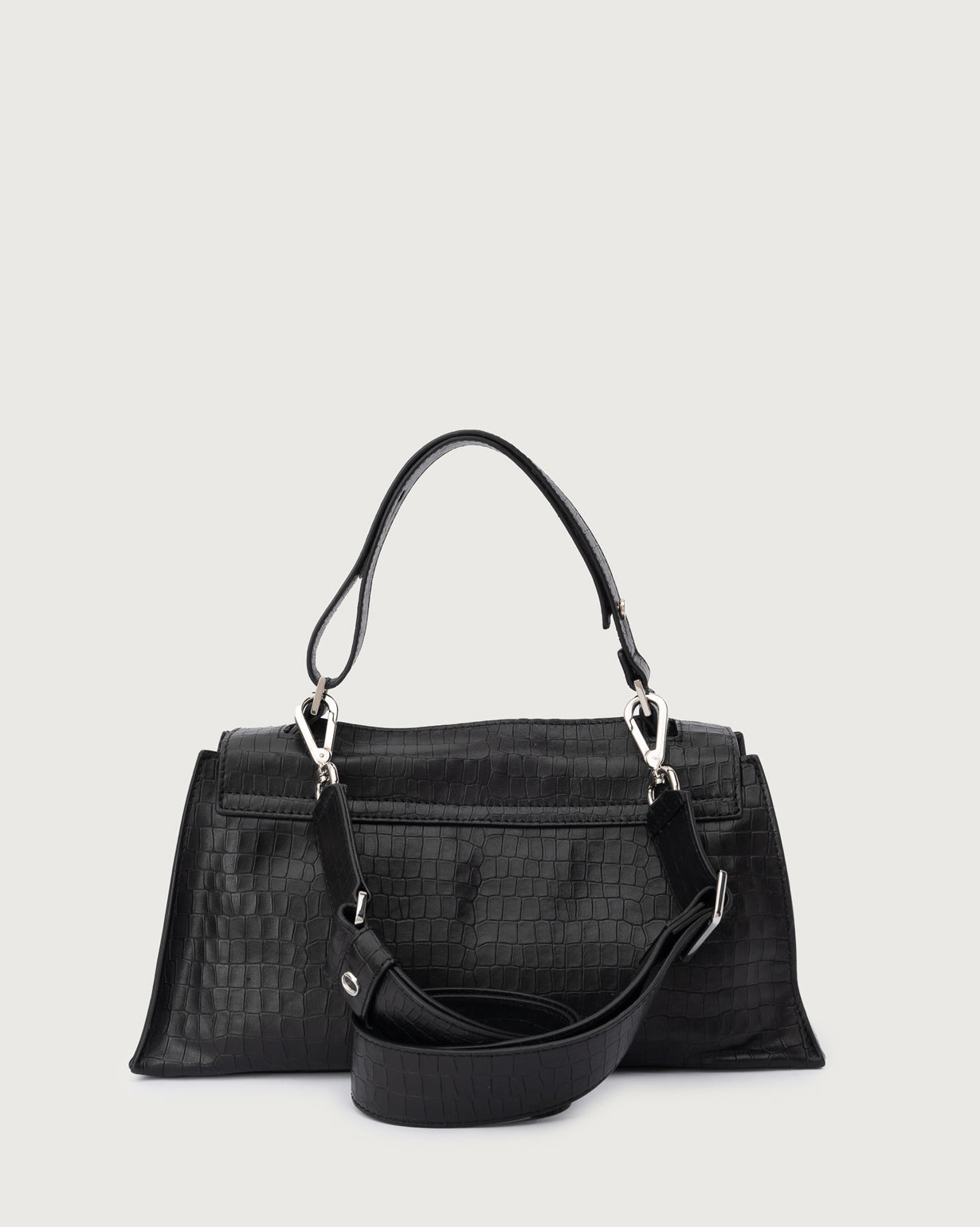  Orciani Cocco Nappa Black Bag Nero Donna - 4