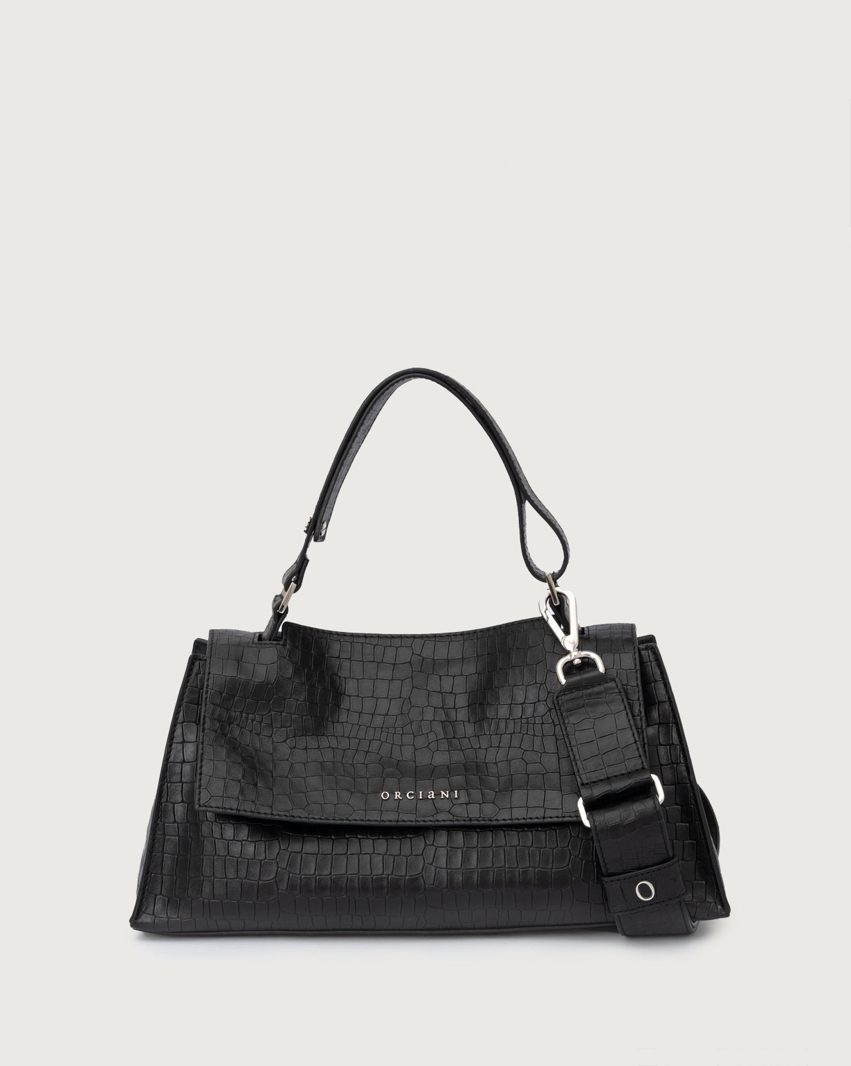  Orciani Cocco Nappa Black Bag Nero Donna - 1