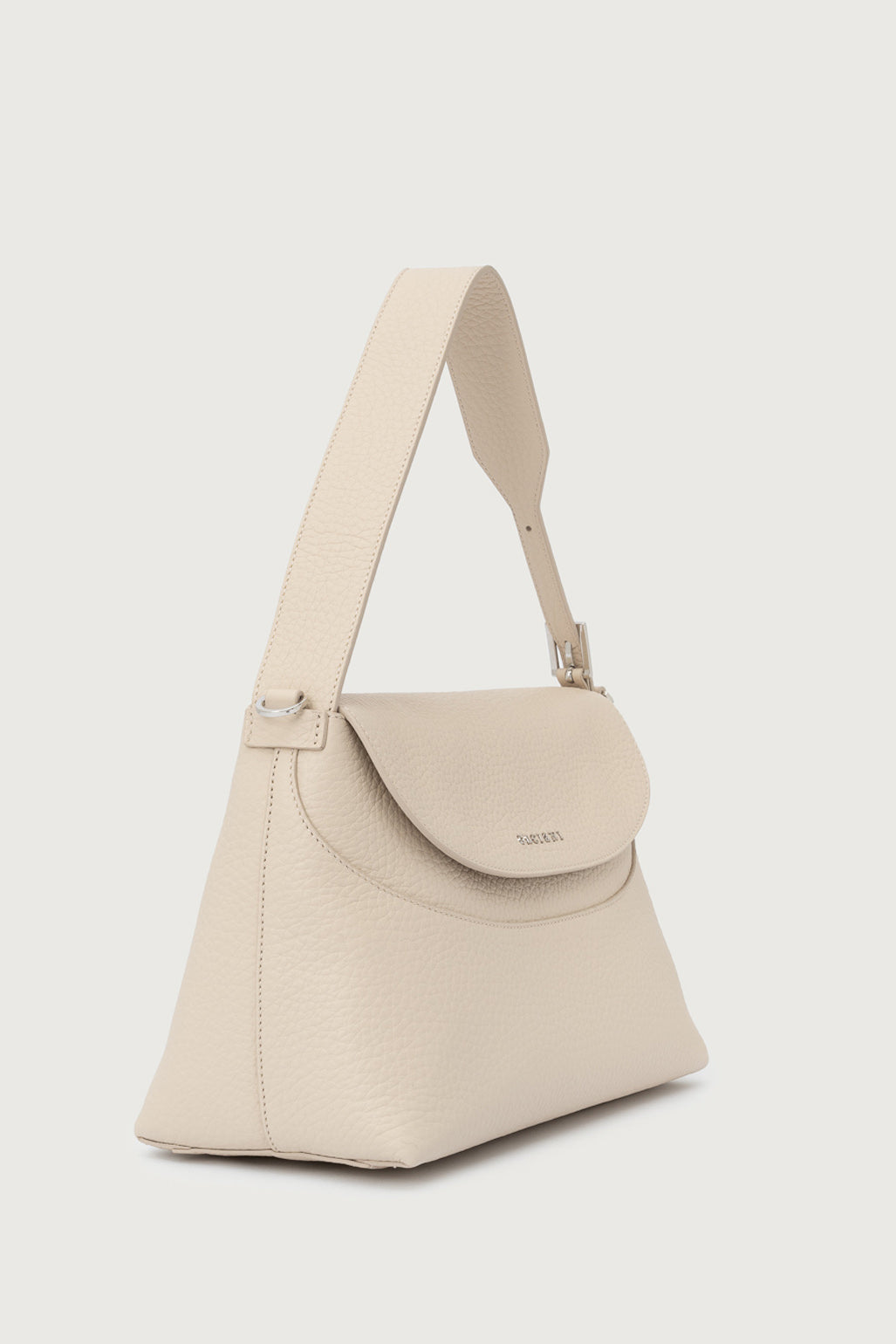  Orciani Borsa Nana Soft In Pelle Martellata Beige Beige Donna - 2