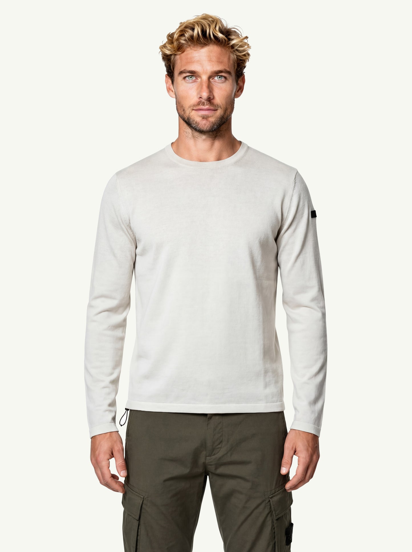  Rrd Shirty Ice Round Knit Bianco - 1